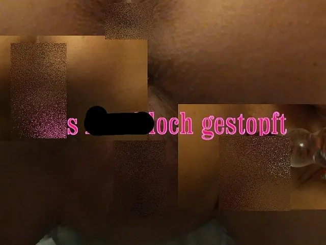 Das Arschloch gestopft