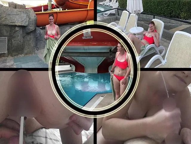ARSCHCREAMPIE + DOPPELBESAMUNG!!! PUBLIC IM AQUAPARK ABGESCHLEPPT
