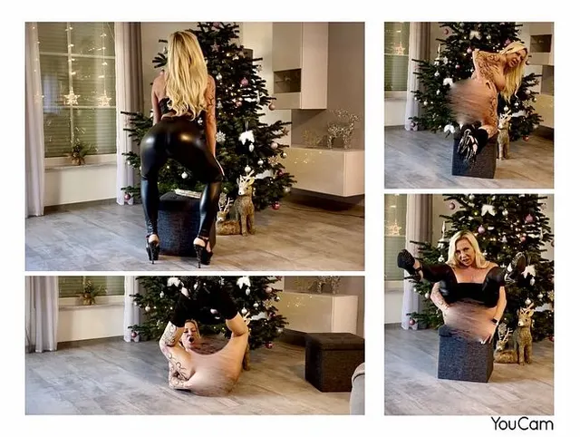 Weihnachtsengel in Hautengen Leder