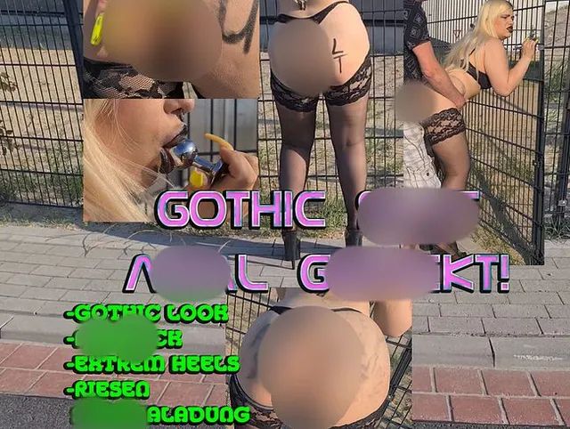 Gothic Slut Anal gefickt!