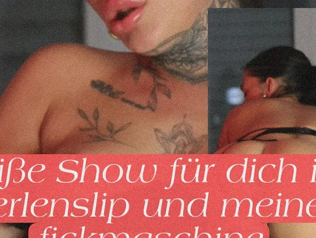 geil von meiner fick Maschine nehmen lassen