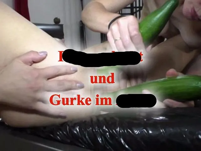 Fotze geleckt und Gurke im Arsch